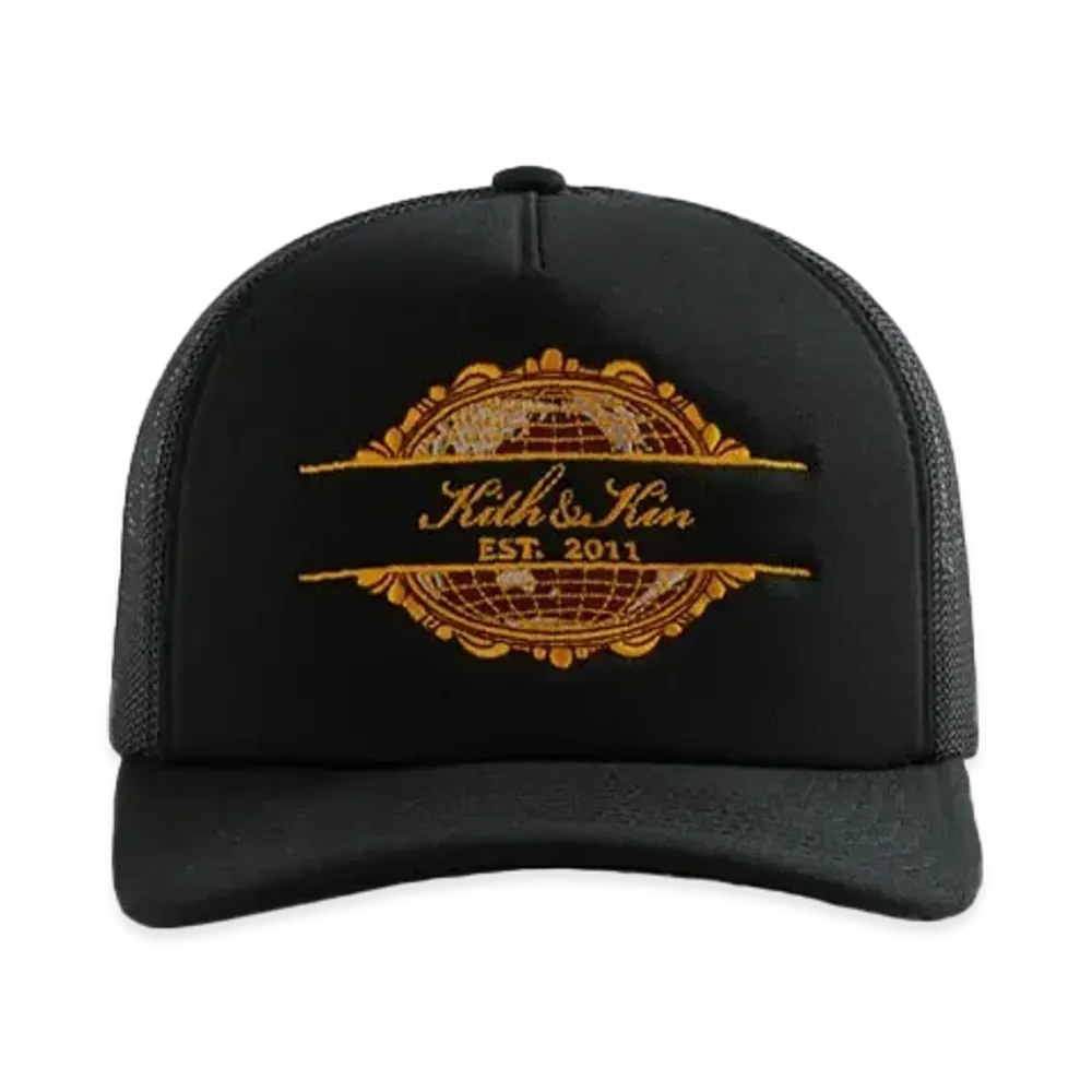 Kith Nolan Poly Foam Trucker "Black"