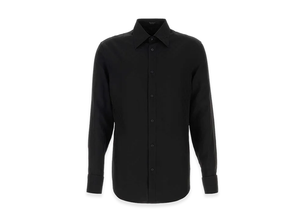 GUCCI Twill Shirt "Black"