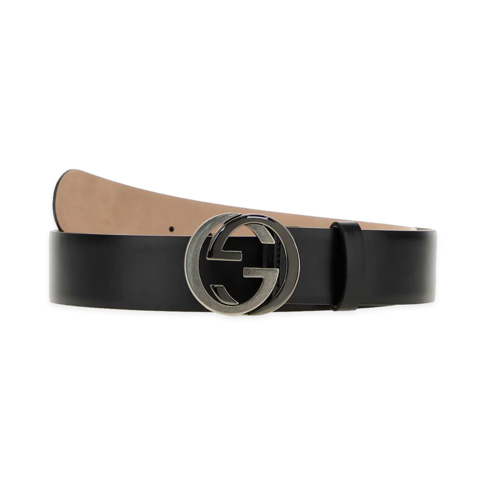 GUCCI Leather Belt "Black"