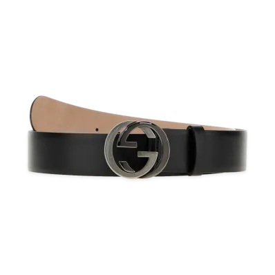 GUCCI Leather Belt "Black"