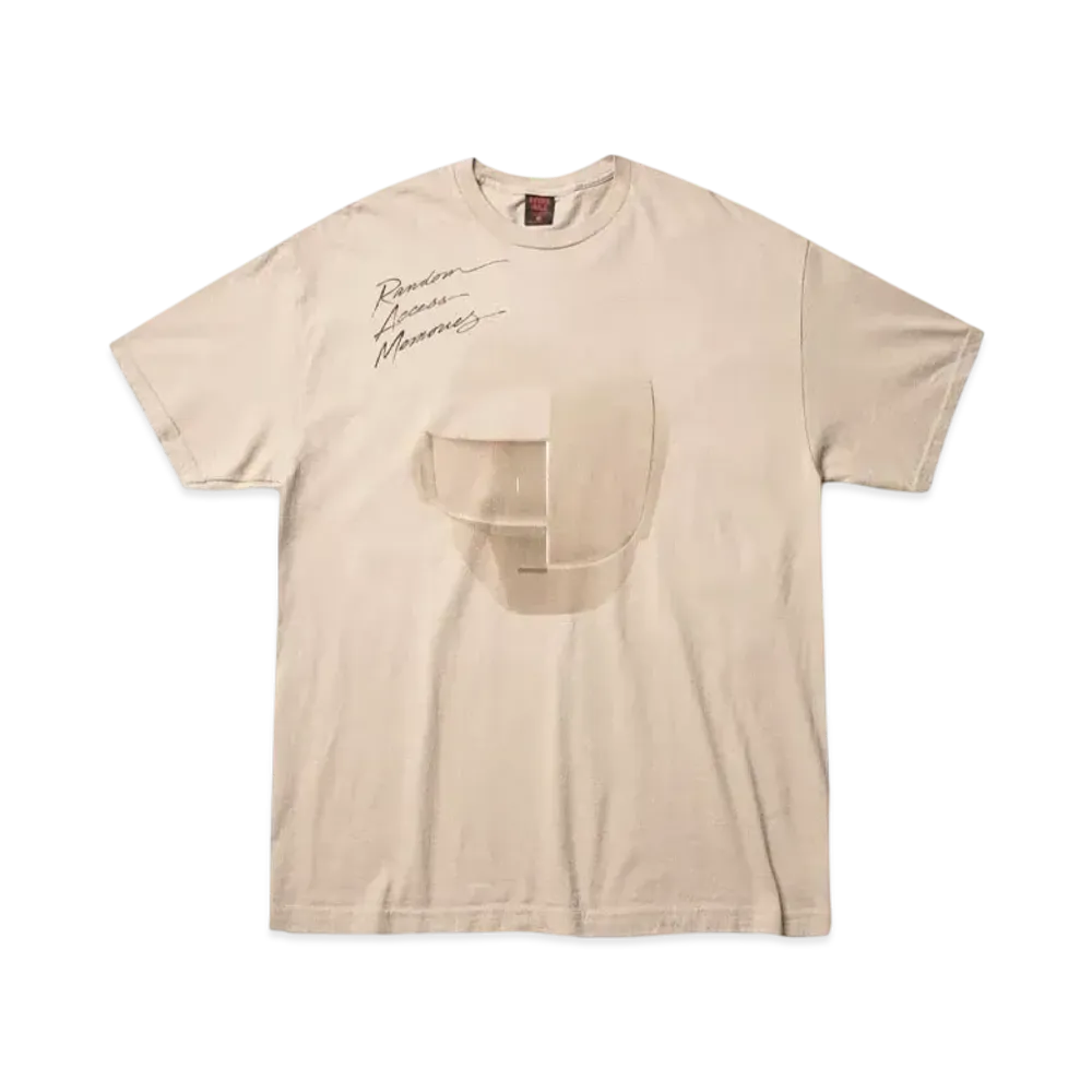 Geeks Rule x DAFT PUNK Silkscreen Printing T Shirt 02 "Ivory"