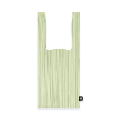 PLEATS PLEASE ISSEY MIYAKE Pleats Shopping Tote "White Green"