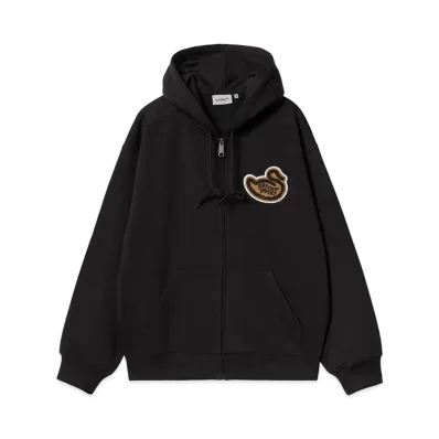 Carhartt WIP Hooded Brown Ducks Jacket "Black"