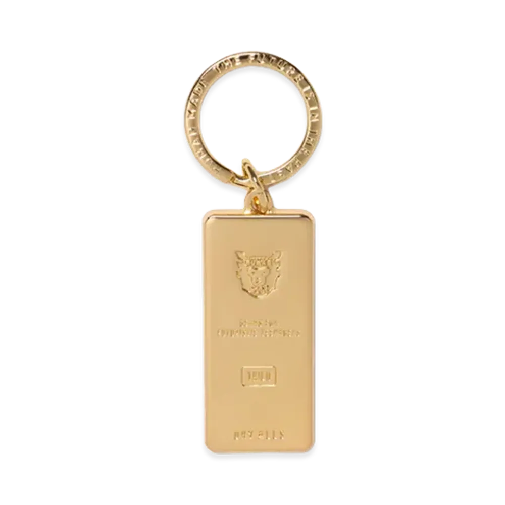 HUMAN MADE Gold Bar Keyring "Gold"
