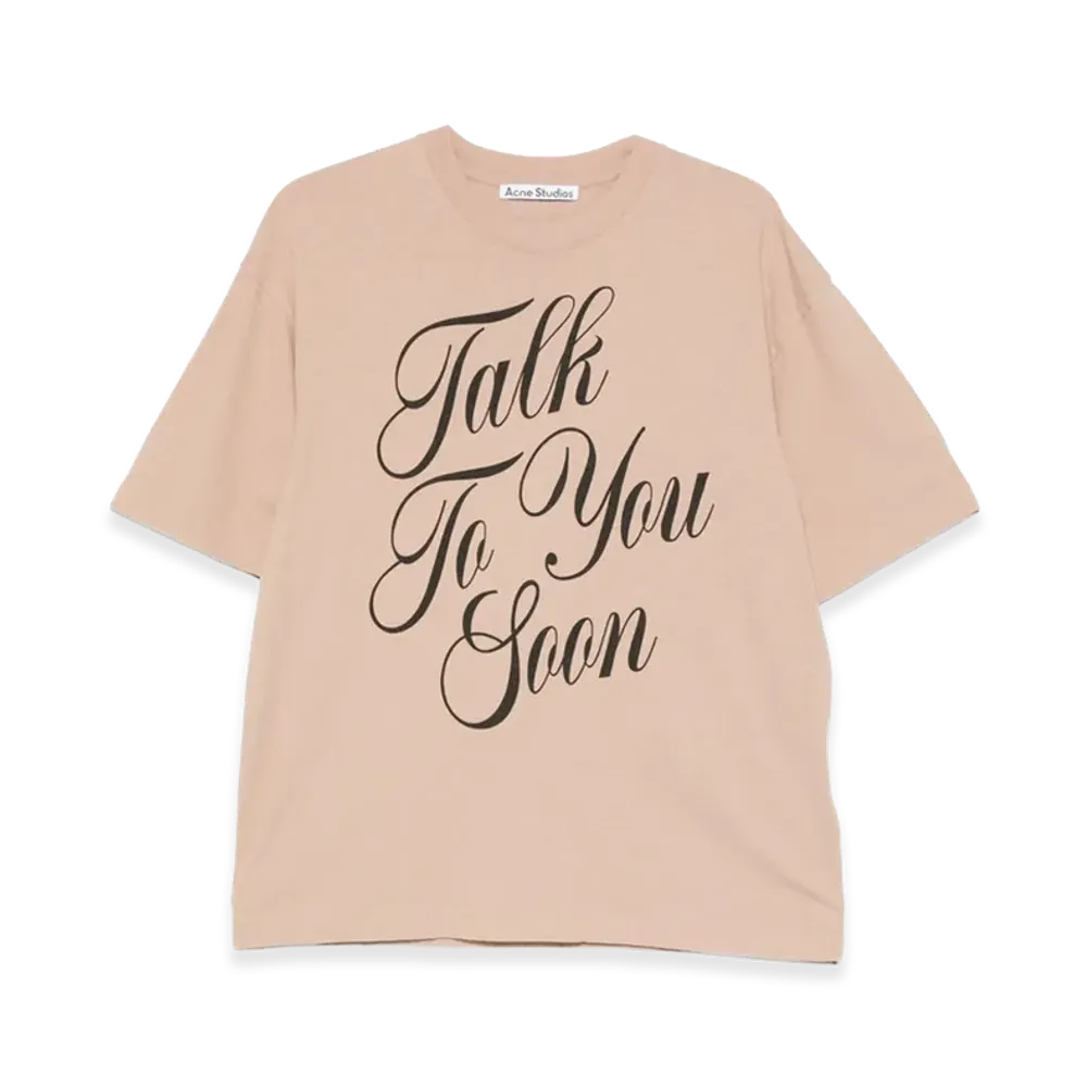 Acne Studios Women's T-Shirt "Beige"