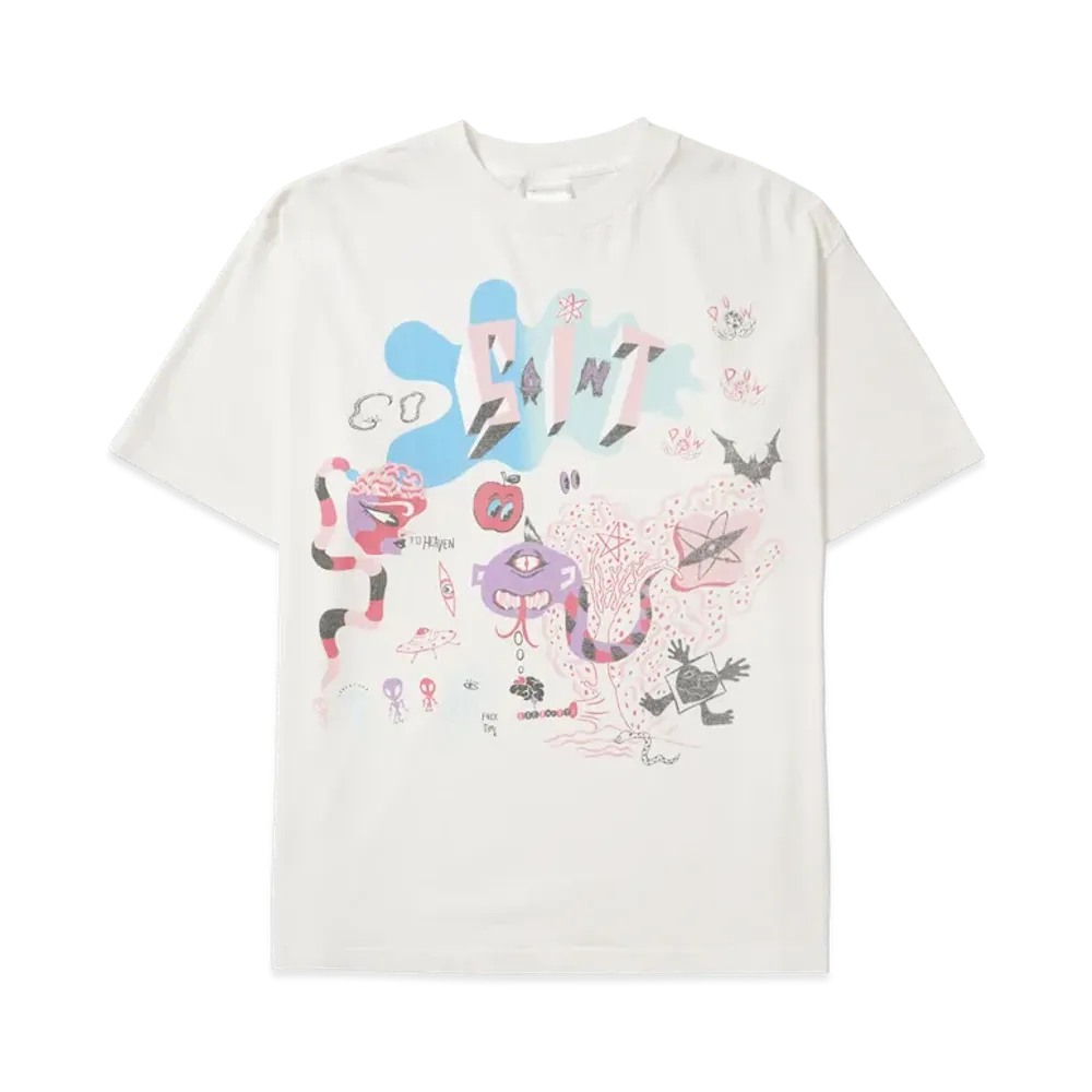 SAINT Mxxxxxx SS Tee Day Of The Freaks "White"