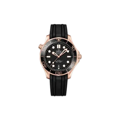 OMEGA Seamaster Diver 300M 42MM Rubber Strap "Sedona Gold/Black" 210.62.42.20.01.002