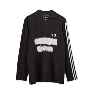 Y-3 U GFX Logo LS T "Black"