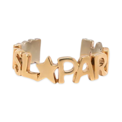 Saint Laurent Women's YSL PARIS Cuff "Gold"