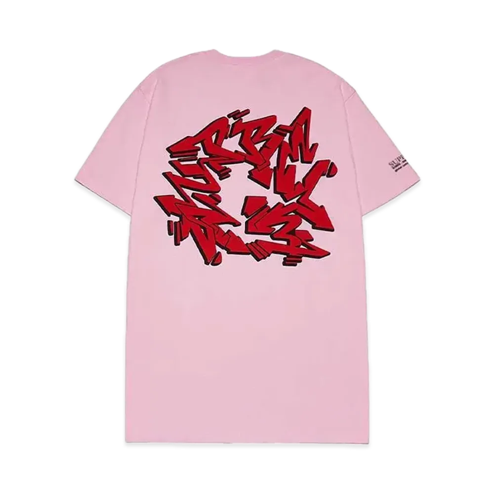 シュプリーム サポート ユニット Tシャツ "ライト ピンク"