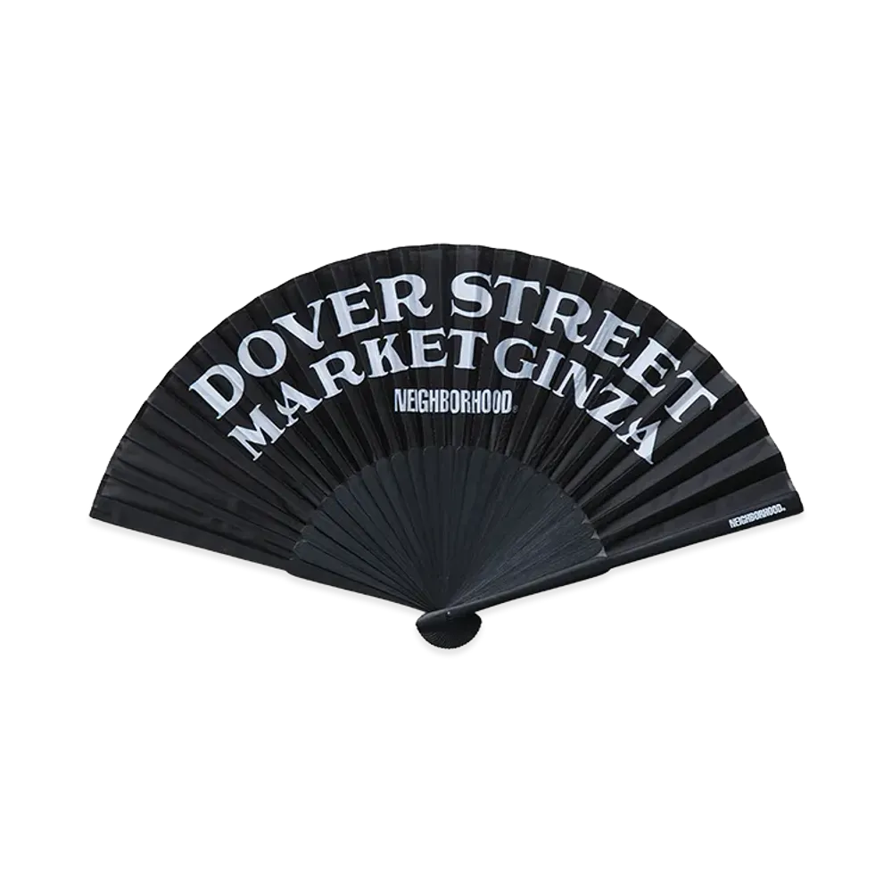 NEIGHBORHOOD x Dover Street Market Ginza Folding Fan "Black"