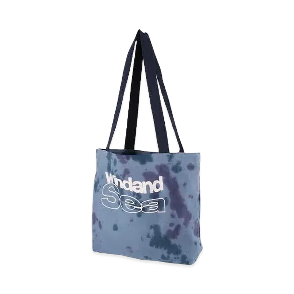WIND AND SEA Big Canvas Tote Bag "Purple"