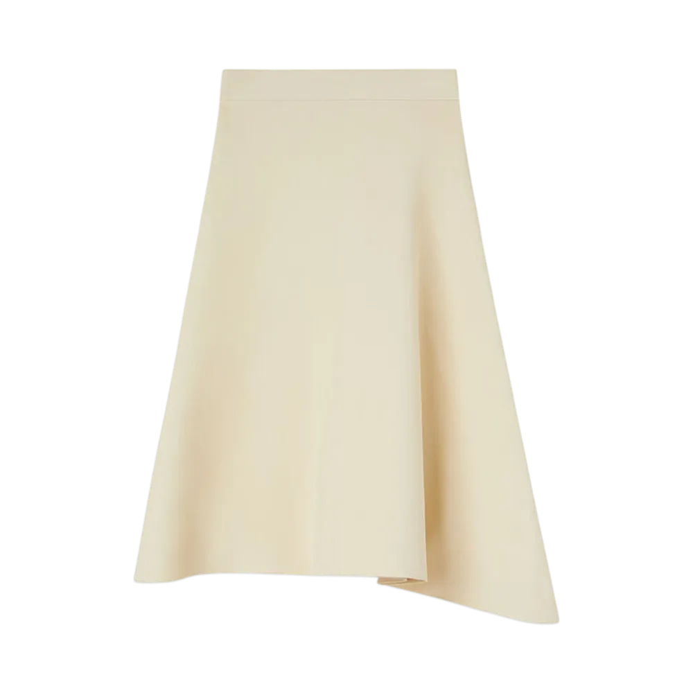 Jil Sander Women's Viscose Knit Skirt "Medium Beige"