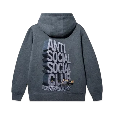 ANTI SOCIAL SOCIAL CLUB x Caterpillar Excavator Hoodie "Heather Grey"