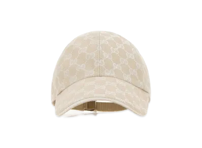 GUCCI Women's GG Fabric Baseball Cap "Ivory"