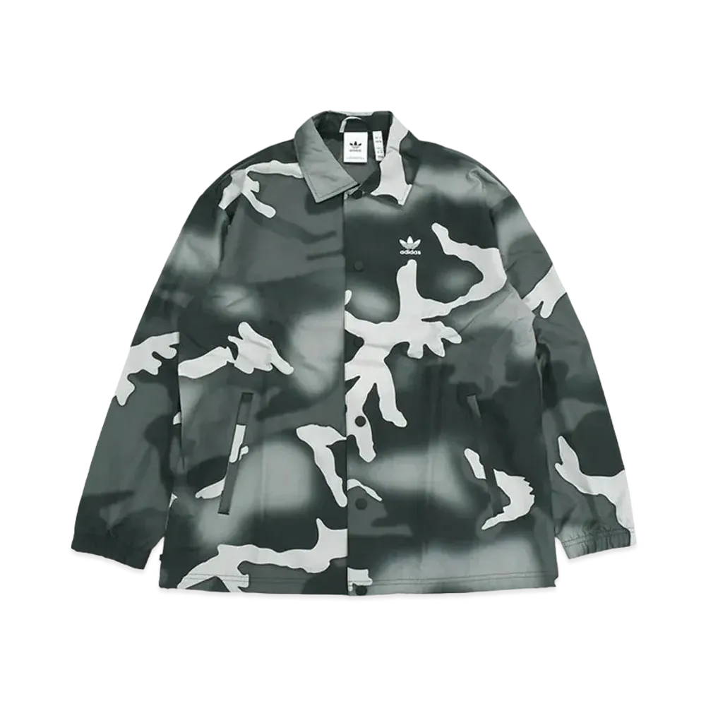 adidas Jacket Men's Camo Coach Jacket "Black Camo"