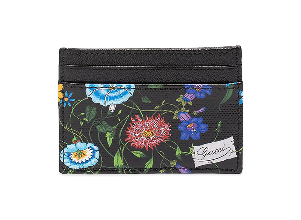 GUCCI Women's Essence Flora Cardcase "Black"