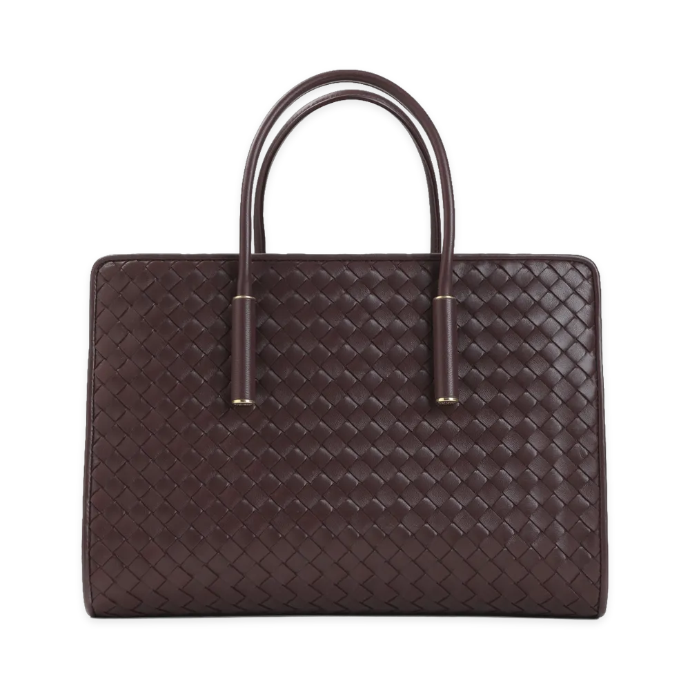 Bottega Veneta Women's Small Barbara Tote Bag "Deep Mahogany"