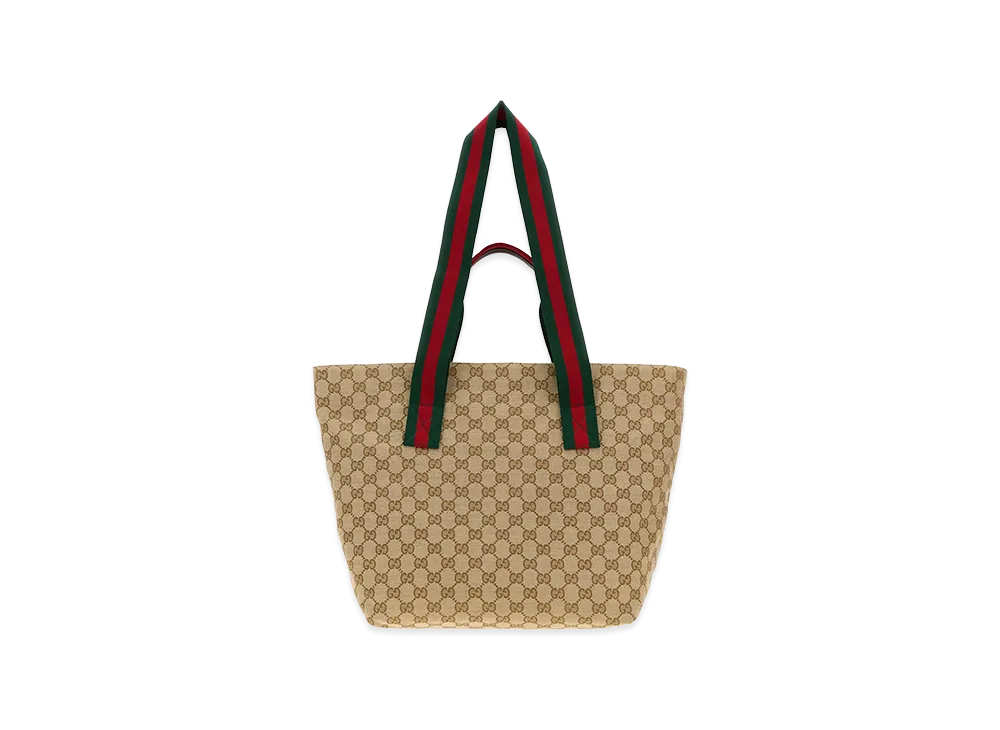 GUCCI GG Fabric Small Shopping Bag "Printed"