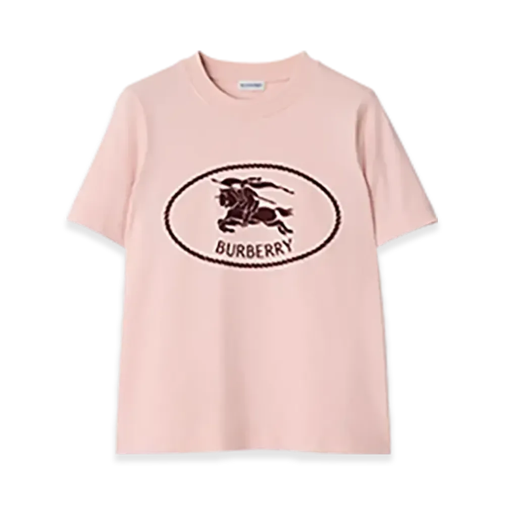 Burberry Night Stamp Cotton T-shirt "Bouquet"