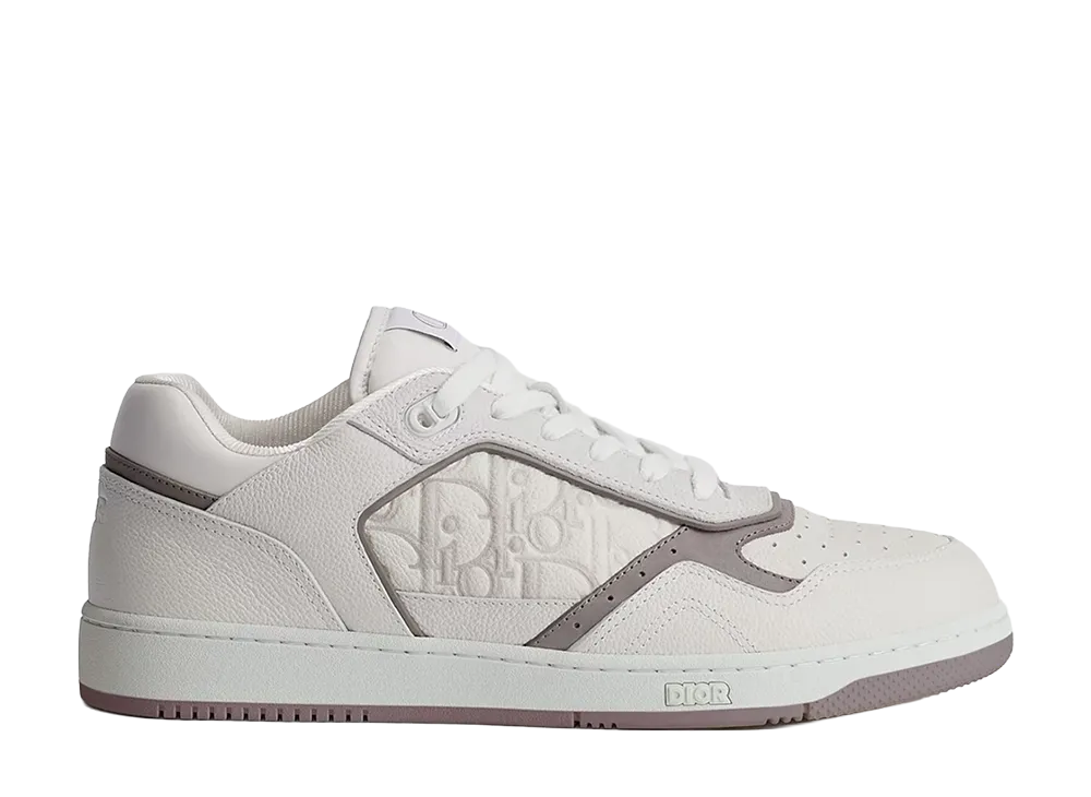 Dior B27 Uptown Low-Top Sneaker Grained Calfskin and Dior Gravity Leather "White/Gray"