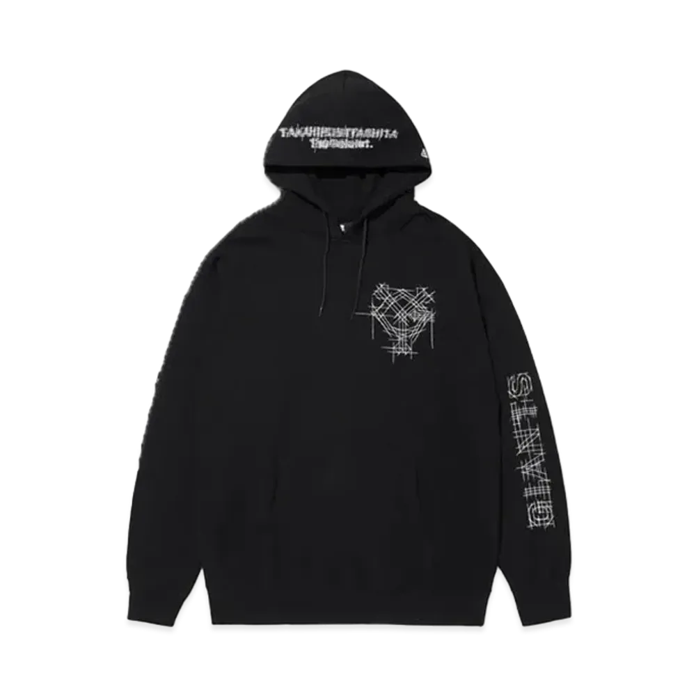 NEW ERA x TAKAHIROMIYASHITATheSoloist. Fleece Sweat Pullover Hoodie Yomiuri Giants "Black/White"