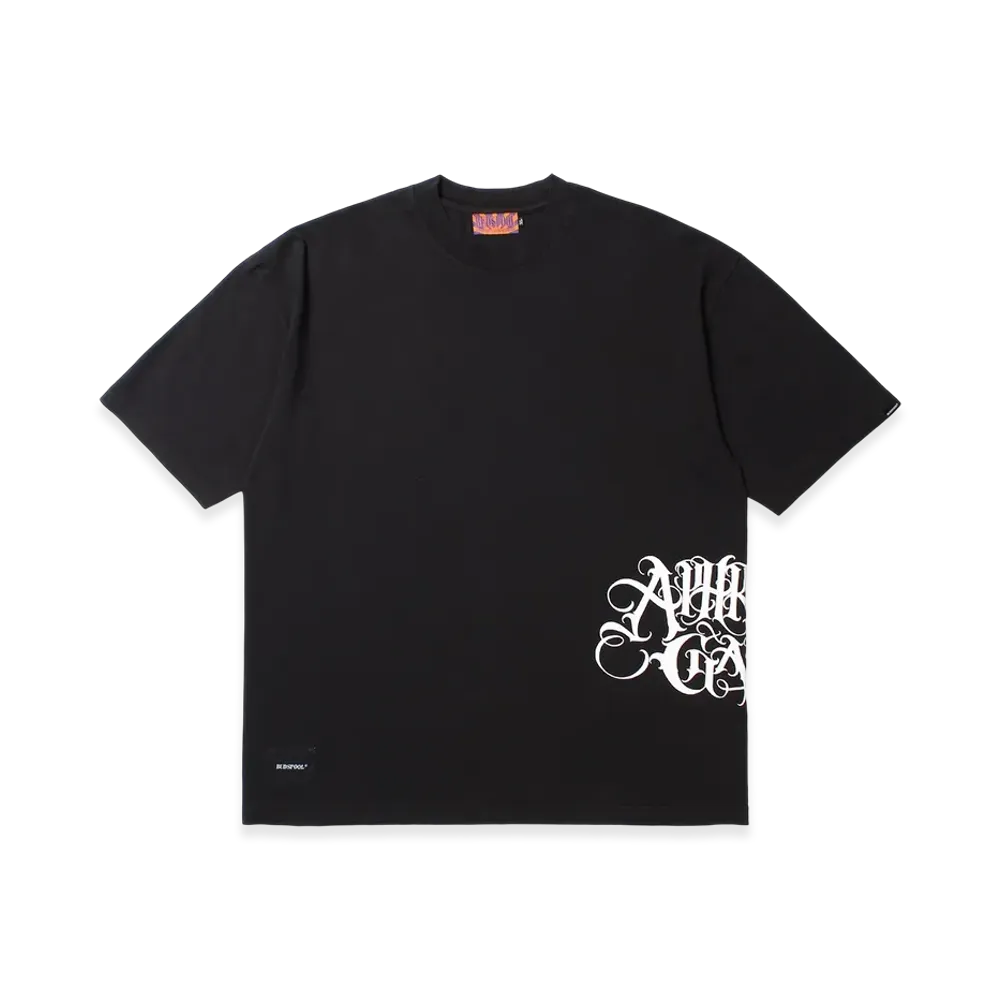 APHRODITEGANG Classic Logo Side Print S/S Tee "Black"