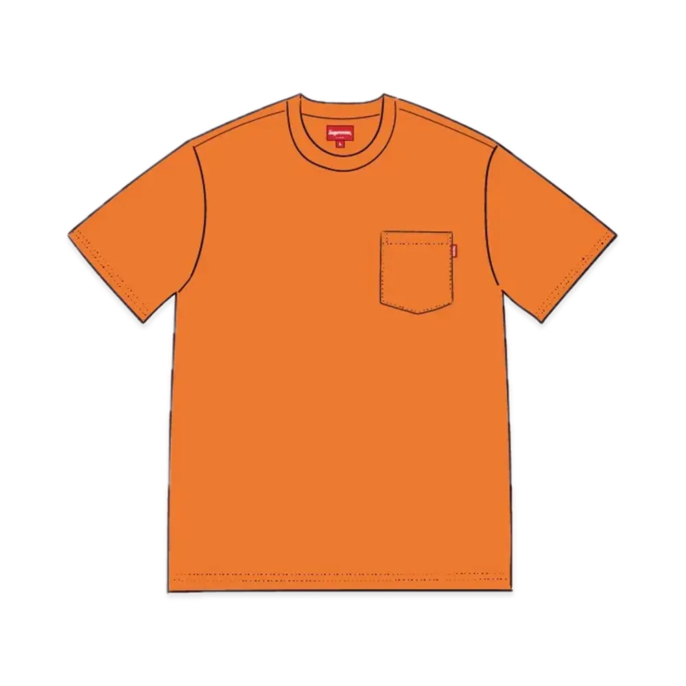 Supreme S/S Pocket Tee "Orange" (20SS)