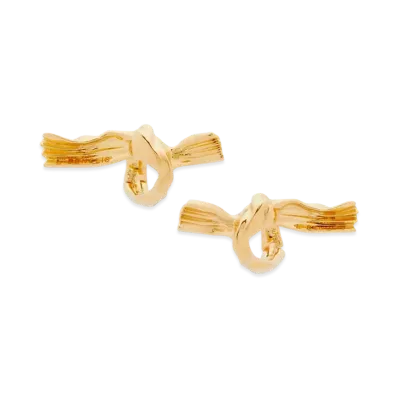 LOEWE Knuckle Knot Earrings "Gold"