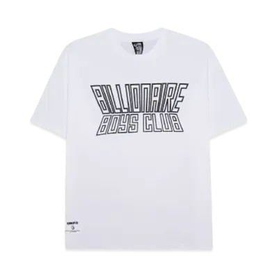 BILLIONAIRE BOYS CLUB EXPANSION LOGO COTTON T-SHIRT "WHITE"