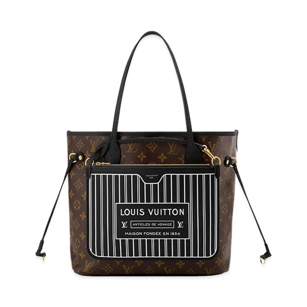 Louis Vuitton Neverfull Inside Out MM Reversible "Black"