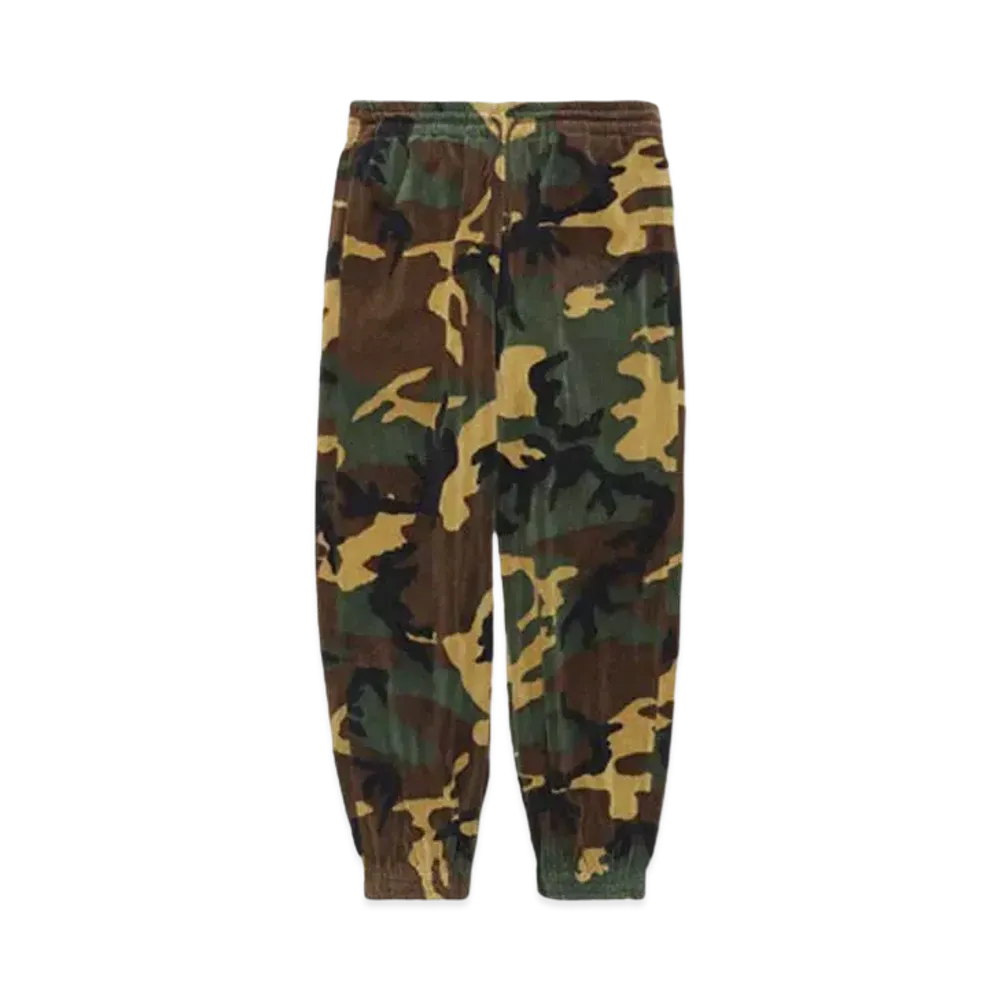 WACKO MARIA WOODLAND CAMO VELOUR SWEAT PANTS "Olive"