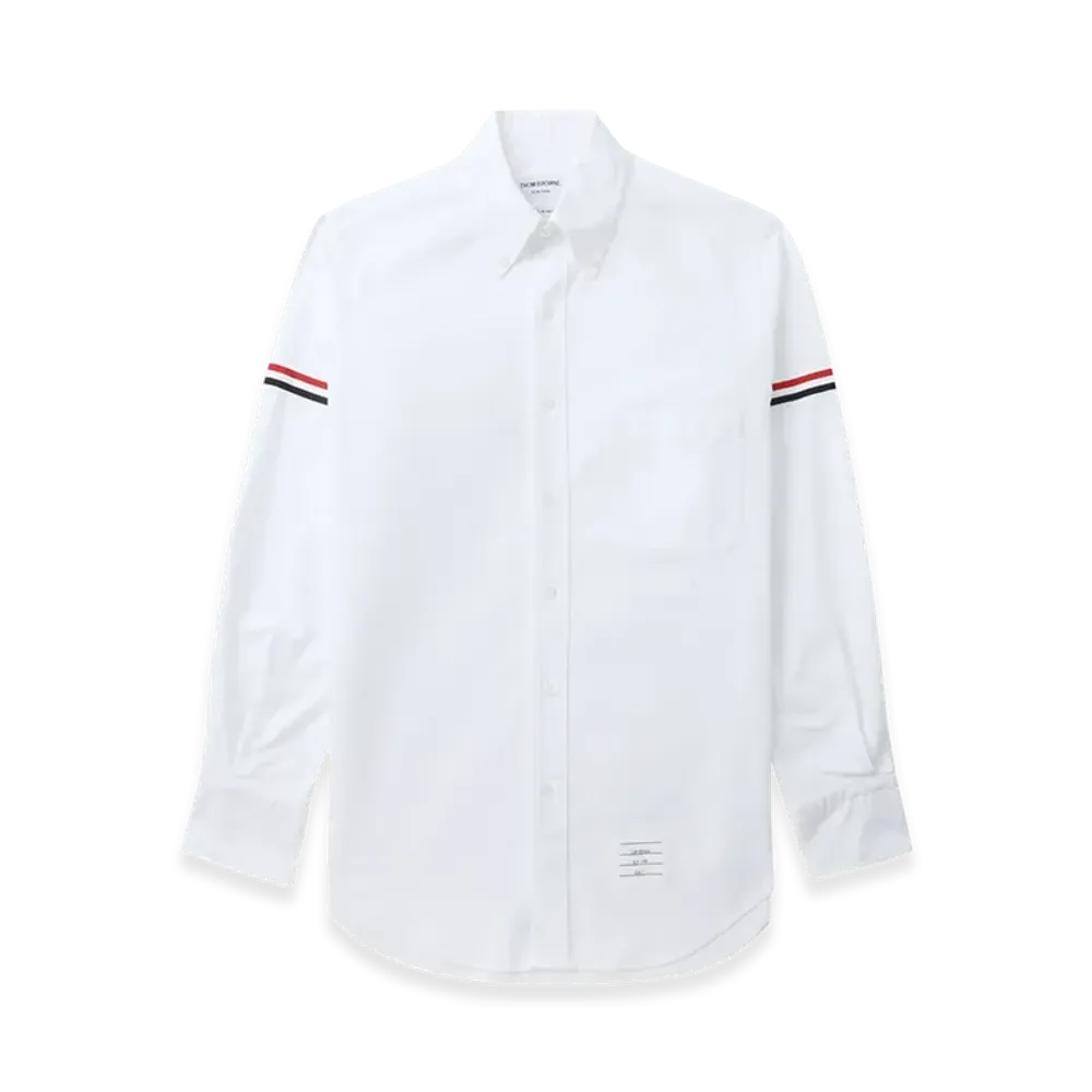 THOM BROWNE Oxford Armband Classic Shirt "White"