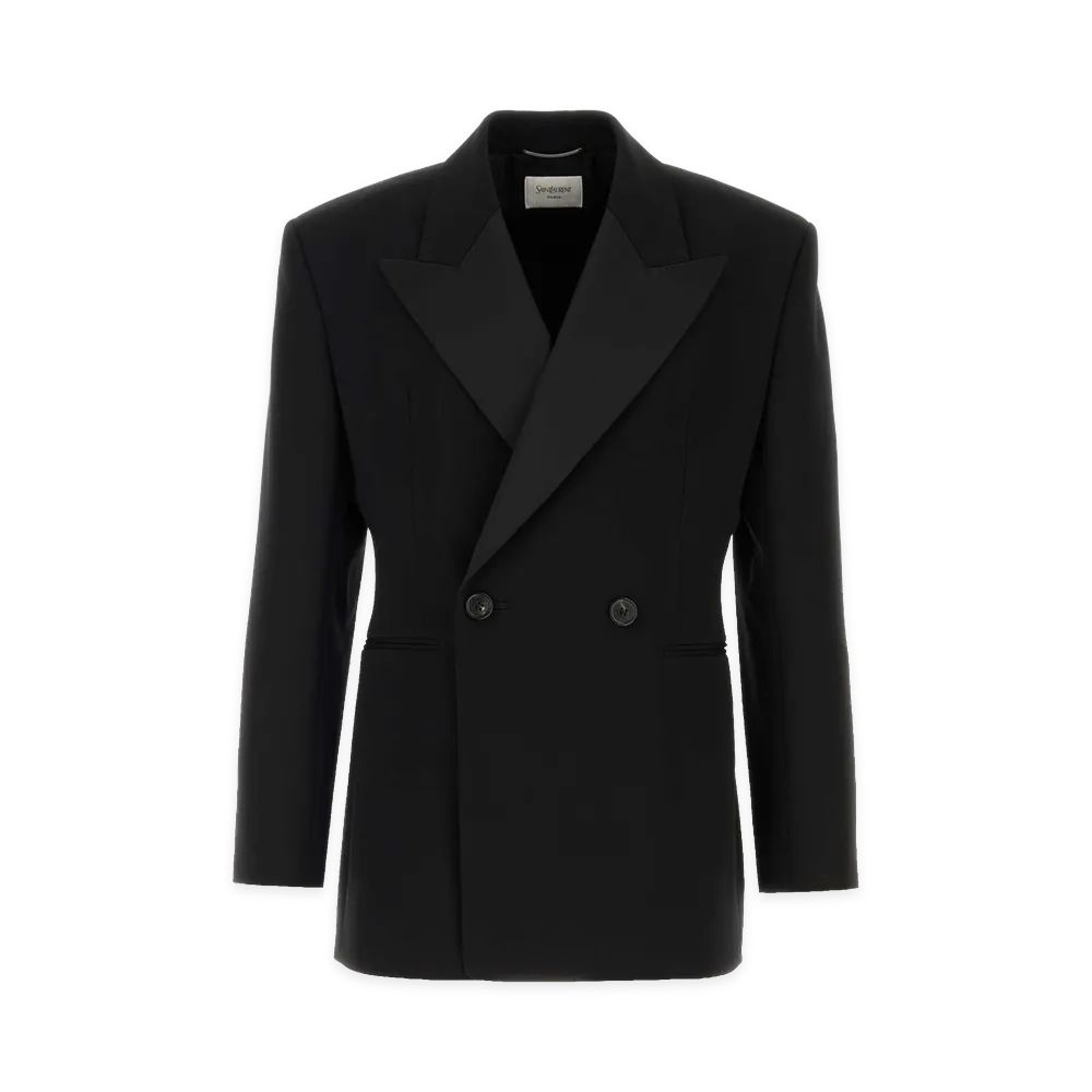 Saint Laurent Wool Blazer "Black"