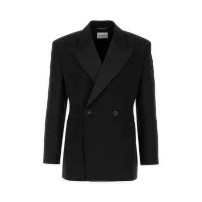 Saint Laurent Wool Blazer "Black"