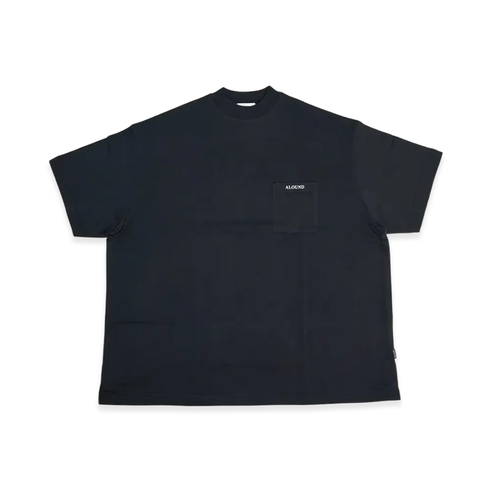 ALOUND Oversized Pocket Tee "Black"