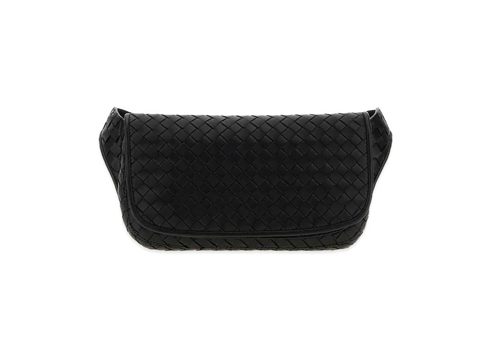 Bottega Veneta Leather Veneto Belt Bag "Black"