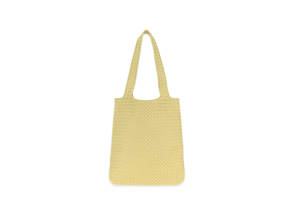Bottega Veneta Leather Veneto Shoulder Bag "Yellow"