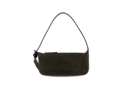 Bottega Veneta Women's Suede And Nappa Leather Nodo Shoulder Bag "Dark Brown"