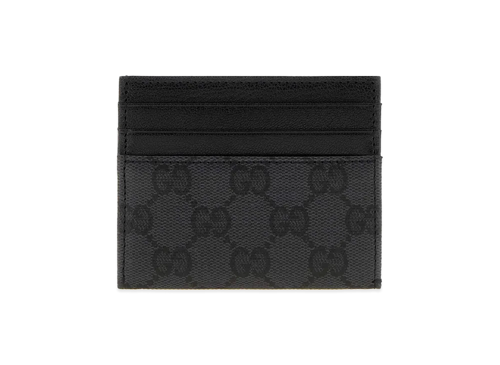 GUCCI GG Canvas Essence Classic Card Holder "Black"