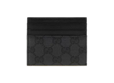 GUCCI GG Canvas Essence Classic Card Holder "Black"