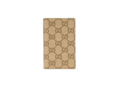 GUCCI GG Canvas Essence Classic Card Holder "Beige"