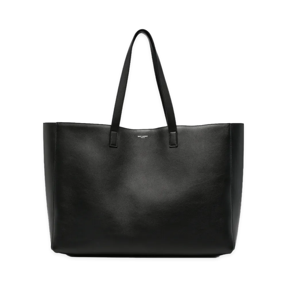 Saint Laurent Leather Tote Bag "Black"