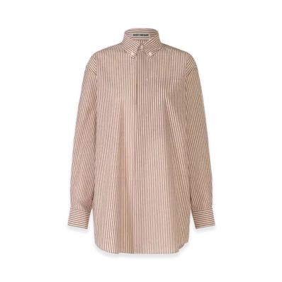 ISSEY MIYAKE Odd Shirt (Stripes) "Pink"