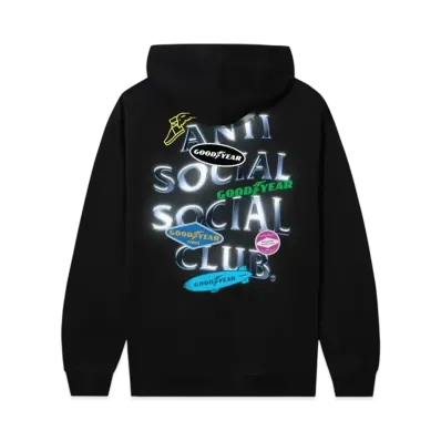 ANTI SOCIAL SOCIAL CLUB x Goodyear Polished Hoodie "Black"