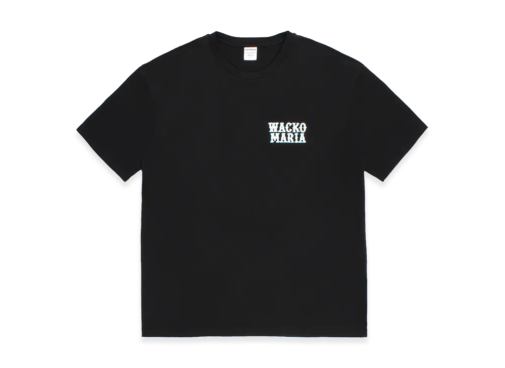 WACKO MARIA Washed Heavy Weight T-Shirt "Black"