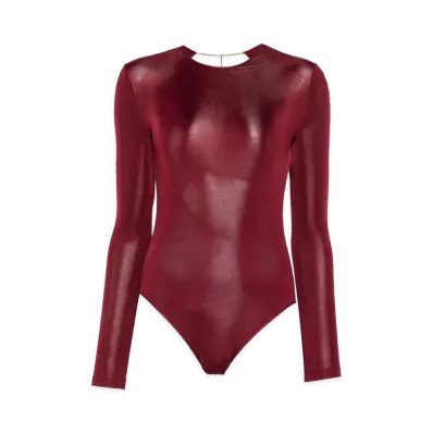Saint Laurent Women's Top "Bordeaux"