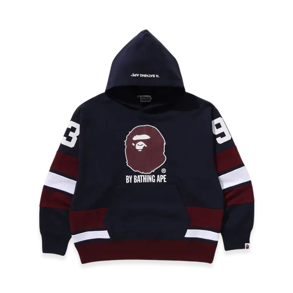 A BATHING APE Bape Pullover Hoodie "Navy"