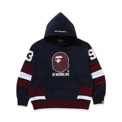 A BATHING APE Bape Pullover Hoodie "Navy"