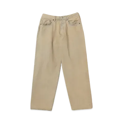 BEAMS Wide Fit Denim Pants "Beige"